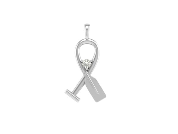 Paddle Survivor Ribbon Pendant